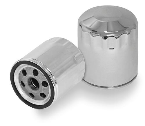 S&S Cycle Oil Filter - Chrome Motorcycle Street - 31-4102A