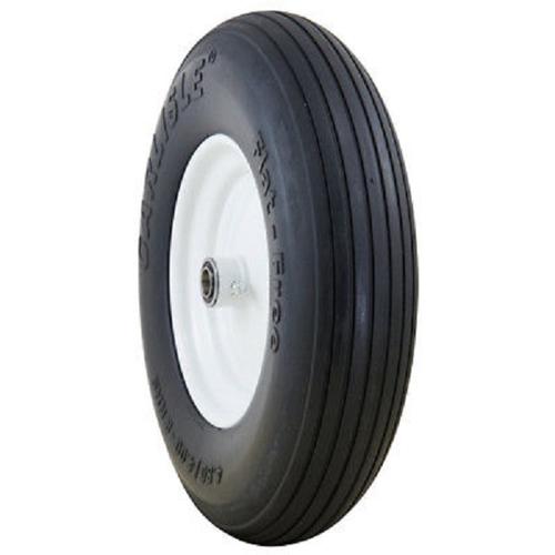 Carlisle Ribbed Flat Free Solid Wheel/Tire Assemblies