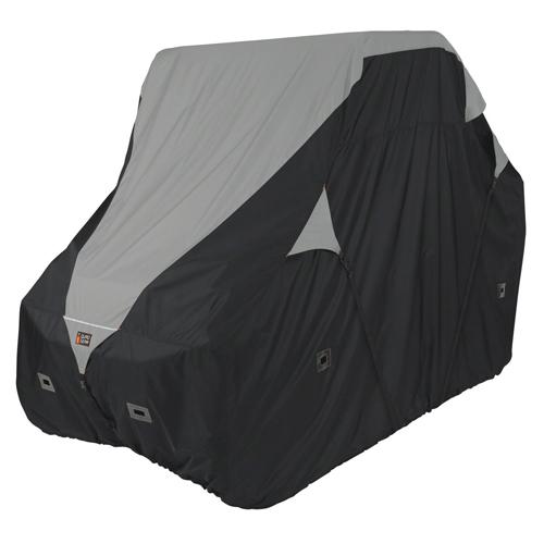Classic Accessories Black and Grey 150"LX66"WX77"T UTV Cover - 18-066-063801-00
