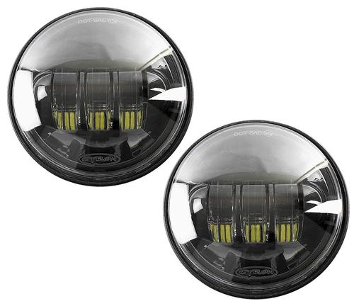 Cyron Integrated 30w 4.5" Black Passing Lamp Kit Motorcycle Street - ABIG4.5-A6K