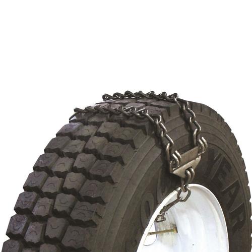 Emergency Chain With Link Fastener (2 Cross Chains) Fits wheel sizes 19.5 up to 24.5 inches Truck Tire Chains