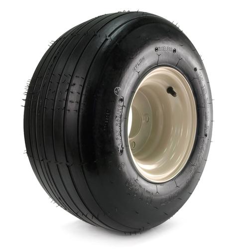Kenda K401 Rib 18-8.50-8 4-Ply 4/4 Tan 8X7 Wheel Golf Cart Wheel & Tire Assembly (Set of 4)