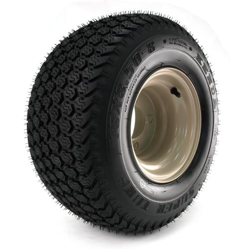 Kenda K500 Super Turf Golf Cart Wheel & Tire Assembly (Set of 4)