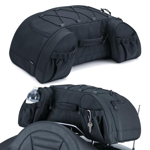 Kuryakyn Momentum Hitchhiker Trunk Rack Bag, Black Motorcycle Street - 5281