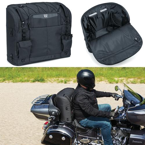 Kuryakyn Momentum Wanderer Touring Seat Bag, Black Motorcycle Street - 5286