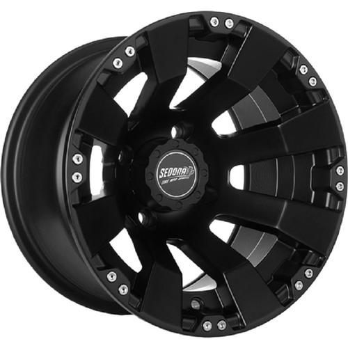 Sedona Spyder 12X7 Matte Black ATV - UTV Wheel