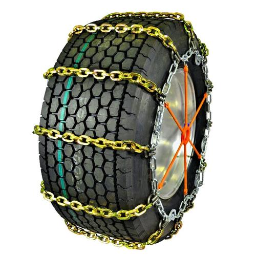 Wide Base (Super Single) 10mm Heavy Duty Alloy Non-Cam 425/55-22.5 Truck Tire Chains