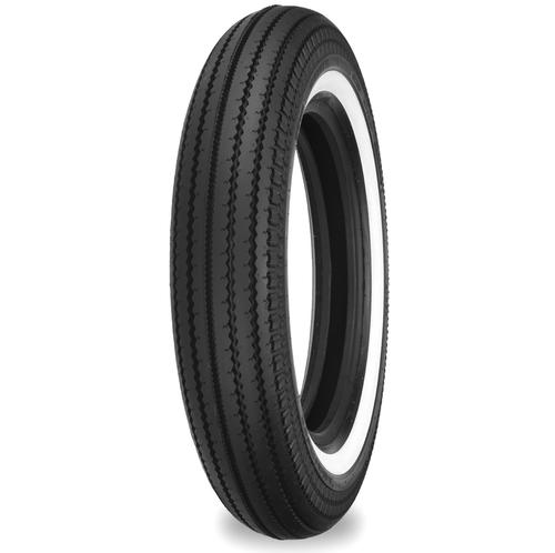 Shinko E270 Vintage Classic 5.00-16 Front Whitewall/Rear Whitewall Motorcycle Street Tire