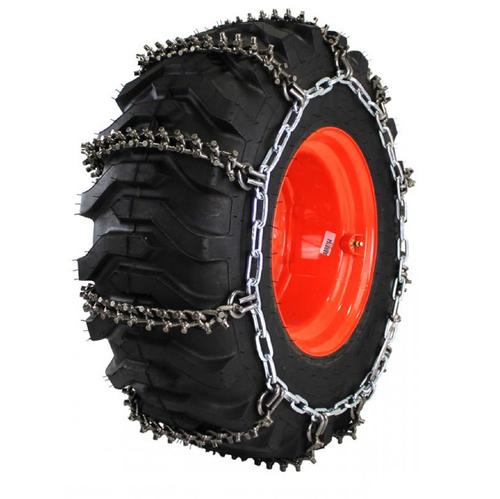 8mm Studded Alloy 4 Link 12-16.5 Skid Loader Tire Chains
