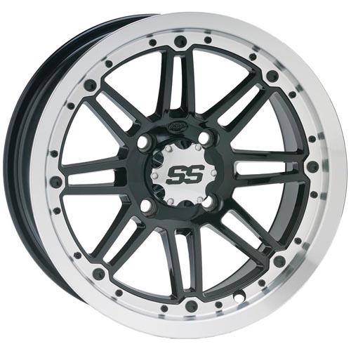 ITP Ss216 12X7 Machined And Black 5+2 4/137 ATV - UTV Wheel