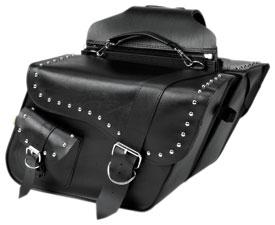 Willie & Max Ranger Studded Slant Saddlebags Motorcycle Street - 58750-01