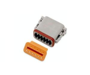 Namz Deutsch Plug - 12-socket - Gray Motorcycle Street - DP-12G