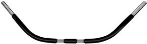 Wild 1 1 1/4in. Chubby Handlebar - Springer Beach Bar - Black Motorcycle Street - WO551B