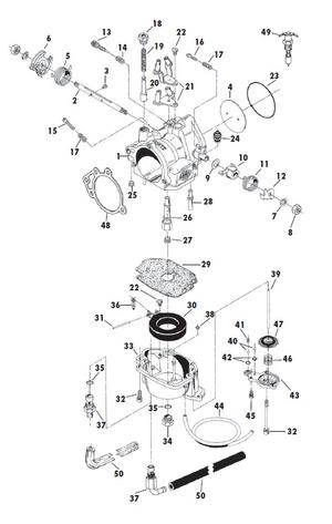 S S Cycle Enrichment Device For Super B Carb 49 Motorcycle