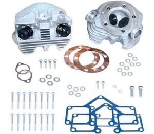 S&S Cycle Super Stock Cylinder Heads (O-Ring Intake) - 3-5/8in. Bore, High Compression - Natural Finish Motorcycle Street - 90-1491