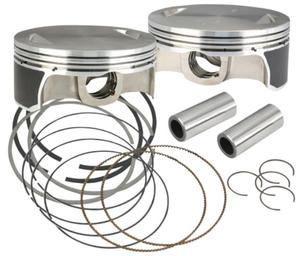S&S Cycle Forged Piston Kit For 111/117/124ci. Motor - Standard Bore 4.125in. Motorcycle Street - 106-3491A