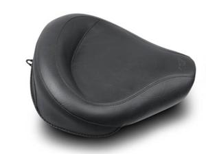 Mustang Wide Vintage Solo Seat - No Studs Motorcycle Street - 75758