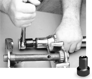 JIMS Fork Nut Socket - 2043