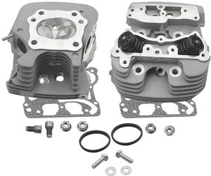 S&S Cycle Super Stock 79cc Cylinder Head Kit - .640in. Lift Springs - Silver Powder-Coat Motorcycle Street - 106-3227