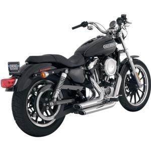 Vance & Hines Shortshots Staggered Exhaust System - Chrome Motorcycle Street - 17219