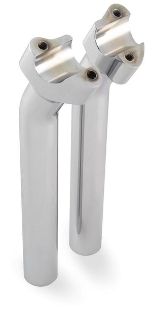 Wild 1 Chubbys Risers - 9.5in High Pullback - Black Motorcycle Street - WO530B