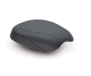 Mustang Wide Tripper Passenger Seat - Smooth - Black Motorcycle Street - 76741