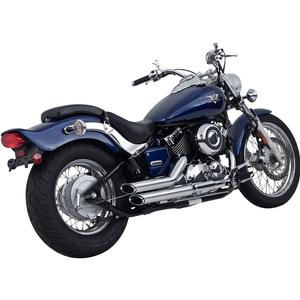 Vance & Hines Shortshots Staggered Exhaust System (except Ca Models) - Chrome Motorcycle Street - 18519