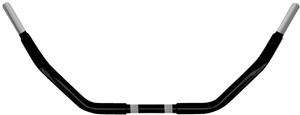 Wild 1 1 1/4in. Chubby Handlebar - Road King II Bar - Black Motorcycle Street - WO518B