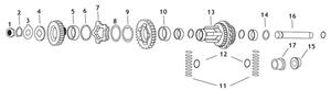 Andrews Countershaft For 4-Speed Big Twin (16) Motorcycle Street - 207650