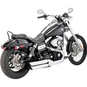 Vance & Hines Twin Slash 3in. Slip-Ons - Chrome Motorcycle Street - 16845