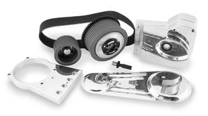 Rivera Primo Brute IV 3in. Open Drive Belt Kit - Polished Plate Motorcycle Street - 2016-0023