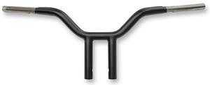 Wild 1 1 1/4in. Chubby Psycho Handlebar - Street Fighter Bar - Blac Motorcycle Street - WO557B