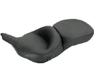 Mustang 1-Piece Heated Touring Seat - Plain Motorcycle Street - 76653