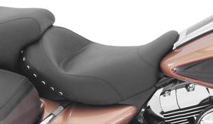 Mustang Studded Solo Seat - Black Studs Motorcycle Street - 76028