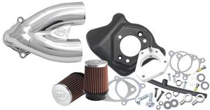 S&S Cycle Tuned Induction Kit - Chrome Motorcycle Street - 170-0084