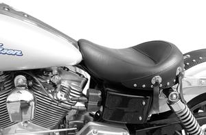 Mustang Wide Touring Studded Solo Seat Motorcycle Street - 76116