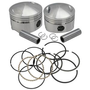S&S Cycle Forged Piston Kit (80ci.) - .010 Oversize, 8.75:1 High Compression Motorcycle Street - 106-5520