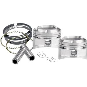 S&S Cycle Forged Piston Kit (96CI.) - Standard Bore 3 5/8in., Standard Size, 10.2:1 Comp Motorcycle Street - 92-1060