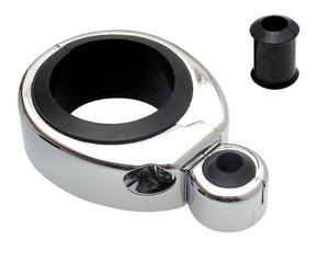 Motion Pro Cable Clamp - 1in.-1 1/8in. Single Throttle/clutch - Chrome Cables - 11-0043