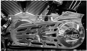 Rivera Primo Brute IV Extreme 3in. Open Belt Drive - Polished Motorcycle Street - 2016-0155