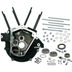 S&S Cycle Super Stock Engine Case - Black - Big Bore 3 5/8in Bore Motorcycle Street - 31-0078