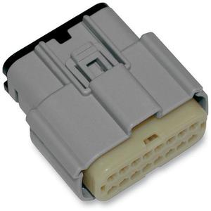 Namz Molex MX 150 Female Connector - 16-Pin - Gray Motorcycle Street - NM-33472-1602