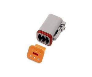 Namz Deutsch Plug - 6-socket - Gray Motorcycle Street - DP-6G