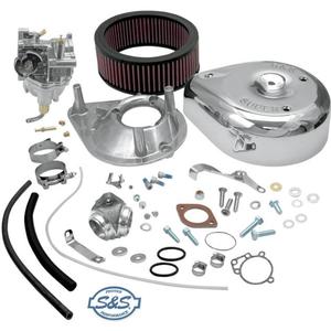 S&S Cycle Super G Shorty Carburetor Kit W/ Manifold Motorcycle Street - 11-0422