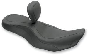 Mustang Wide Tripper Seat With Driver Backrest Motorcycle Street - 79499