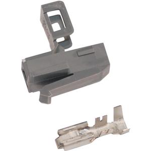 Namz OEM Type Delphi Connector - Male - 1 Position B+ - Mating Female Connectors Motorcycle Street - ND-FBP