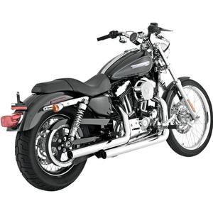 Vance & Hines Straightshots Exhaust System - Chrome Motorcycle Street - 17821