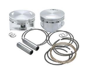 S&S Cycle Forged Piston Kit For 100CI./107CI. Motor - Std Bore 4in. - .010in. Oversized Motorcycle Street - 92-1401