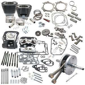 S&S Cycle 124in. Hot Set Up Kits With Heads Motorcycle Street - 900-0568