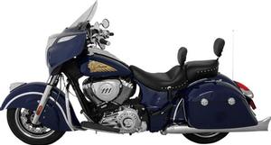 Mustang Studded Wide Touring Solo Seat With Backrest Motorcycle Street - 79762
